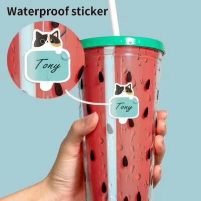 $2.19 • Buy Name Tag Sticker Stationery Bullet Journal Japanese Style Laptop Gift Diary 
