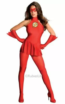 £42.65 • Buy Flash Womens Costume DC Comics Marvel Superhero Fancy Dress Outfit