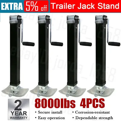 4 X Trailer Caravan Canopy Jack Leg Stand Heavy Duty 3600KG/8000lbs Side Handle • $295.95