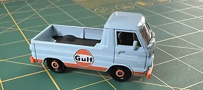 2020 Matchbox 1966 Dodge A100 Pickup Truck Gulf Logo No Rear Side Windows Loose • $8.94