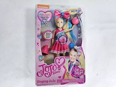 New! JoJo Siwa 10” Singing Doll Sings  High Top Shoes  Pink Cheerleading Outfit • $42.94