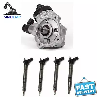 Fuel Injection Pump 0445010507 & 4Pcs Fuel Injector 03L130277A For Seat Audi VW • $845.06