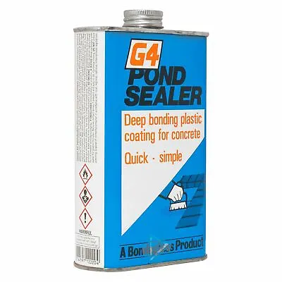 Genuine Bondaglass G4 Pond Concrete Sealant 500Ml Clear Paint On Pond Sealer • £19.18