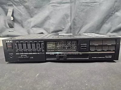 Akai Intergrated Stereo Amplifier Am-a302 -- For Parts Or Repair -- Powers On • $59