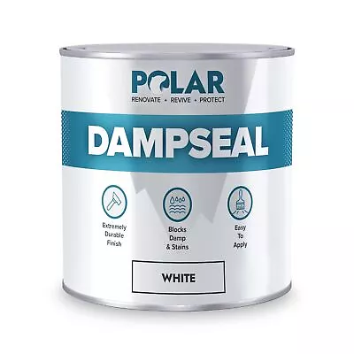 Polar Anti Damp Paint White 500ml Proof 500.00 Ml (Pack Of 1) • £18.81
