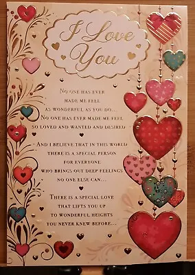 I Love You Card 18cm X 12.5cm I Will Always Love You • £3.10