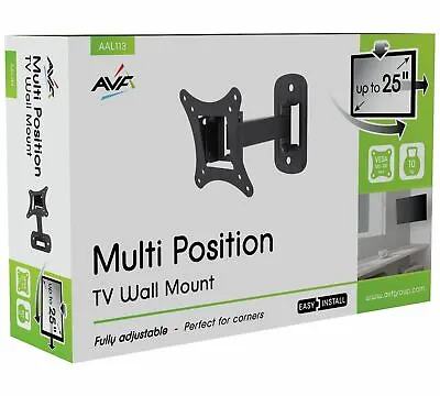 AVF Standard Multi Position 25 Inch TV Wall Bracket (A-) • £14.99