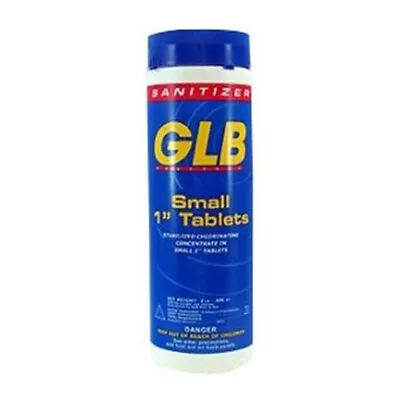 GLB Small 1 Inch Chlorine Sanitizing Tablets 2lb 71250A For Swimming Pools & Spa • $24.59