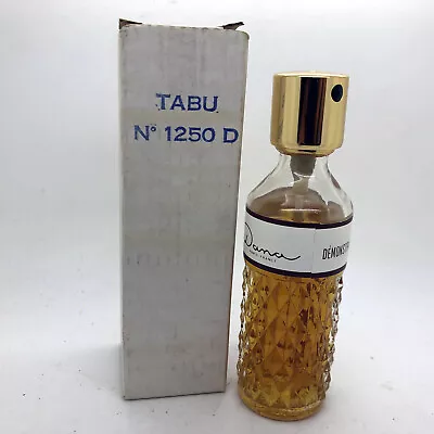 Dana Tabu 2 Oz Eau De Cologne Vintage 1970's Spray Tester • £38.60