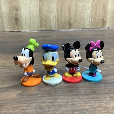 4 Kellogg's Disney Bobbleheads Mickey Mouse Minnie Mouse Donald Duck Goofy • $6.79