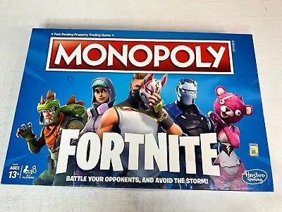 Monopoly Fortnite Parker Brothers Board Game Pre-Owned 98% Complete Set READ • $12