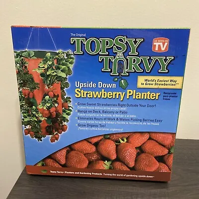 Topsy Turvy STRAWBERRY HANGING PLANTER Upside Down - Single Pack NEW! • $9