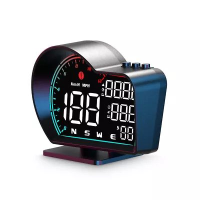 HUD Gauge Car GPS Speedometer Digital Head Up Display LED Overspeed Alarm System • $35.90