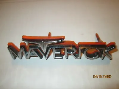 1971-77 FORD MAVERICK & GRABBER FRONT GRILL EMBLEM BADGE FoMoCo OEM ORIGINAL NOS • $147.76