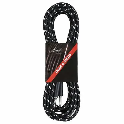 $24 • Buy Artist FB20 20ft (6m) Fat Boy Braided Guitar Cable/Lead