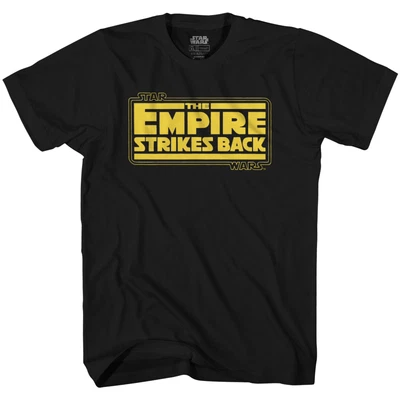 $19.95 • Buy Star Wars Empire Strikes Back 40th Anniversary Logo Adult T Shirt