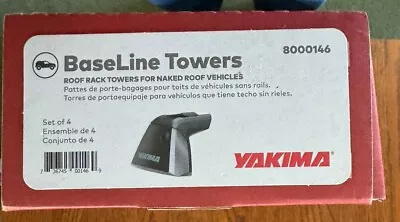 Yakima BaseLine Towers Roof Rack Towers For Naked Roof Vehicles Set Of Four NEW • $200