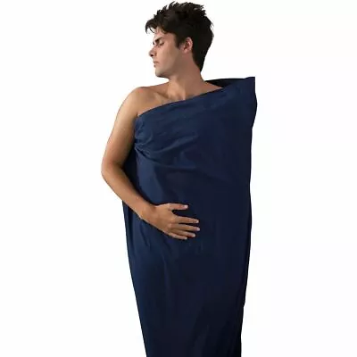 £26.99 • Buy Sea To Summit Premium 100% Cotton Sleeping Bag Liner - Mummy Navy