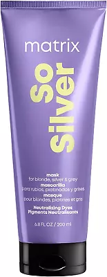 Matrix Hair Mask For Blondes Greys And Silvers Tones + Neutralises Total Res • £29.43