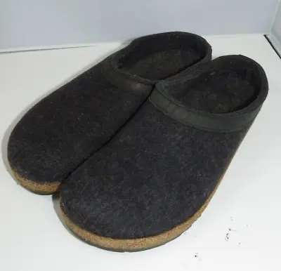 Haflinger Unisex Adult Grizzly Clog Slippers Size: EU 42 Men US 8.5 Women US 11 • $34.90