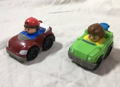 £3.99 • Buy LITTLE PEOPLE Set Of 2 Car  Figures Toys  Mattel 2014 - Fisher Price Style Toy