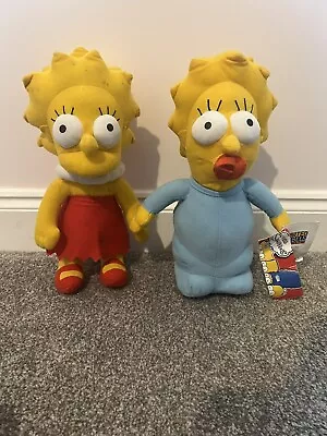 £15 • Buy Lisa And Maggie Simpson Plush Dolls 