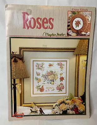 Marjolein Bastin Roses Flowers Cross Stitch Pattern 3279 With Preprinted Sheets • $22.88