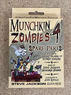 Munchkin Zombies 4: Spare Parts Game Expansion Steve Jackson Games SJG 1493 • $10