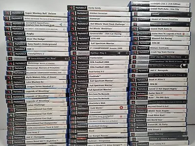 PS2 Sony PlayStation 2 Games A To M Huge Selection Bundle Discount Available • £3.49