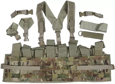 Complete US Army OCP Multicam Molle II Tactical Assault Panel TAP Chest Rig Vest • $84.95