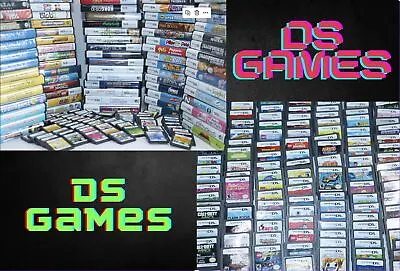 Authentic Nintendo Ds Games You Pick Buy 2 Get 1 50% Play Tested Clean Pins • $8.98