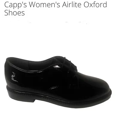 Military GI Women's Capps High Gloss Uniform Black Dress Shoes With Box • $24.95