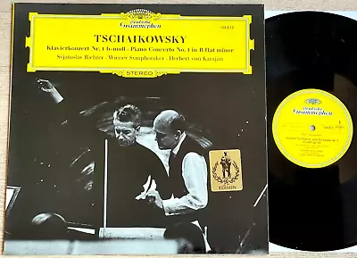 $19 • Buy SVJATOSLAV RICHTER Piano Concerto TSCHAIKOWSKY KARAJAN 1960s DGG STEREO MINT