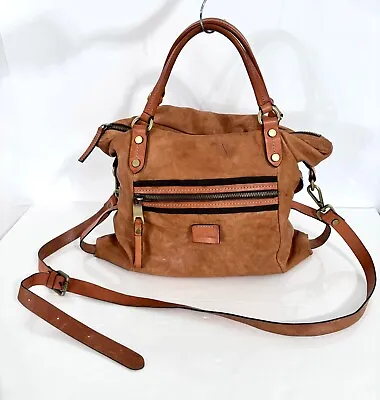 Marco Buggiani Leather Hobo Crossbody Bag  • $25