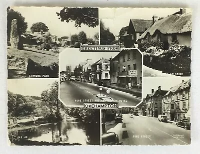 Vintage Postcard Devon Okehampton Multi-view Posted 1963 Rp (#p7) • £5.95