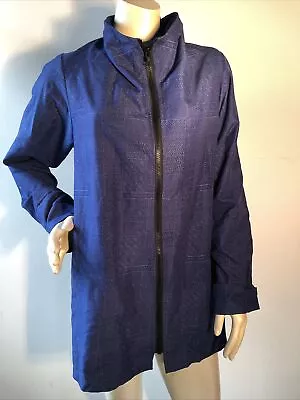 Maralyce Ferree Maine USA Womens S Lightweight Zip Coat Rain Wind Jacket Bin-O • $29.99