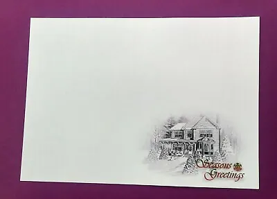 £2.50 • Buy 10 A5 Christmas Card Inserts (Fits A6 Card When Folded)