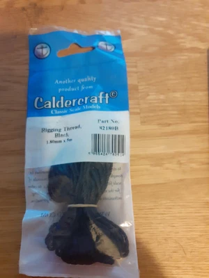 £3.95 • Buy Caldercraft Rigging Thread 1.80mm Natural (5m) (82180B) Model Boat Fittings