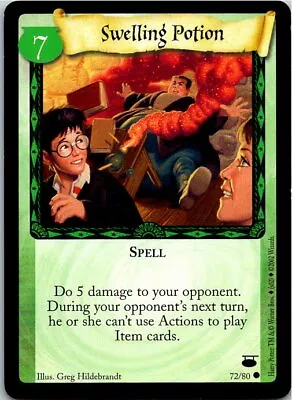 Harry Potter CCG Diagon Alley Card 72/80 Swelling Potion  • $0.99