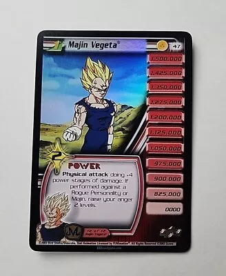 Majin Vegeta - FLAT FOIL Rare - 47 - Dragonball  Z - 2003 SCORE • $29.99