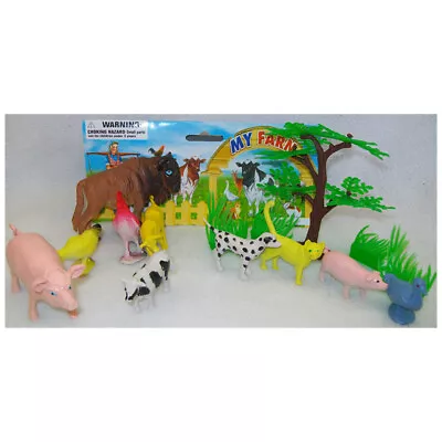 Toy My Farm Animals Playset 10 Pieces PER BAG • $15.99