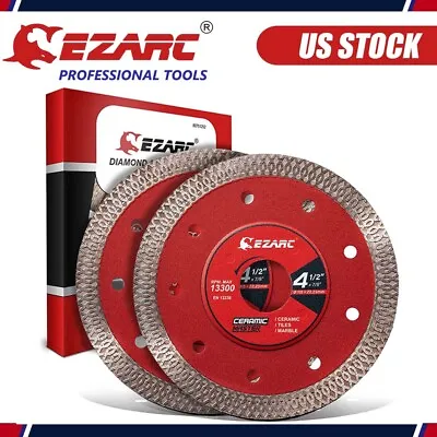 EZARC 4-1/2 In Diamond Blade Super Thin Diamond Saw Blades For Porcelain Ceramic • $19.79