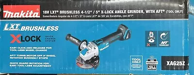 NEW Makita XAG25Z 18V LXT Brushless Cordless 5  X-Lock Angle Grinder TOOL ONLY • $119