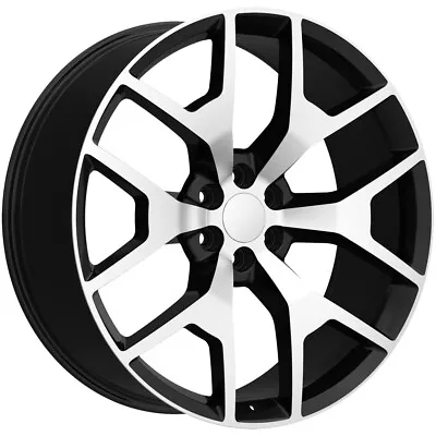 Eclipse Replicas 288 26x10 6x5.5  +25mm Black/Machined Wheel Rim 26  Inch • $357.99