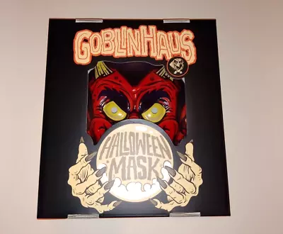 GOBLINHAUS Masks “DIABLO” Vintage Style Plastic Halloween Mask In Box Ben Cooper • $20.99