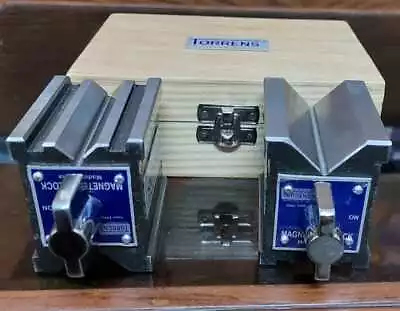 $120.07 • Buy Magnetic Vee Block V Blocks Pair Heavy Precision Size 80 X 95 X 60 Mm Heavy