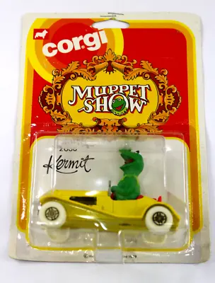 1979 Corgi Muppet Show Kermit #2030 Vehicle Original Package RARE Vintage Henson • $29.33