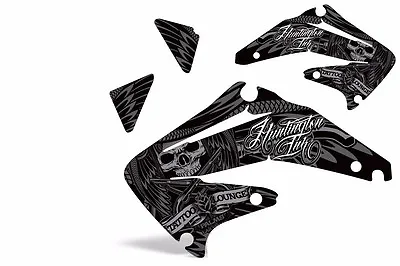 Dirt Bike Shroud Graphics Kit Decal Wrap For Honda CRF450R 2002-2004 HISH SILVER • $49.95