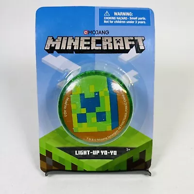 Mojang Minecraft Creeper Light-Up Yo-Yo Green Orange New Factory Sealed Toy • $12.95