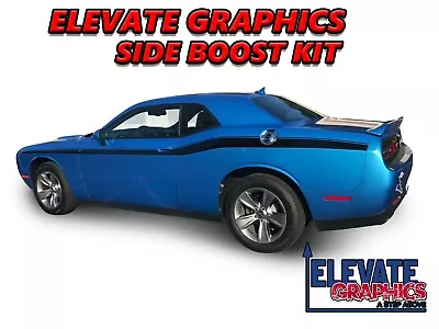 For Dodge Challenger Side Boost Graphics Vinyl Stripes 3M Decals Stickers 11-21 • $59.95